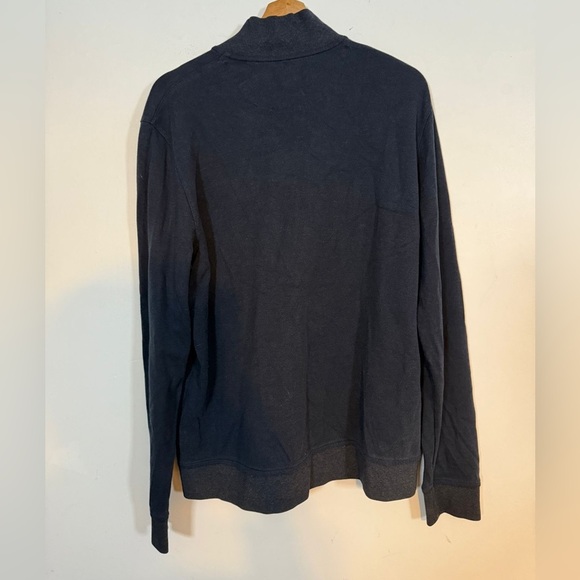 Ted Baker London Navy Quarter Zip Pullover Sweater Size 6 (US XL) - Picture 3 of 9